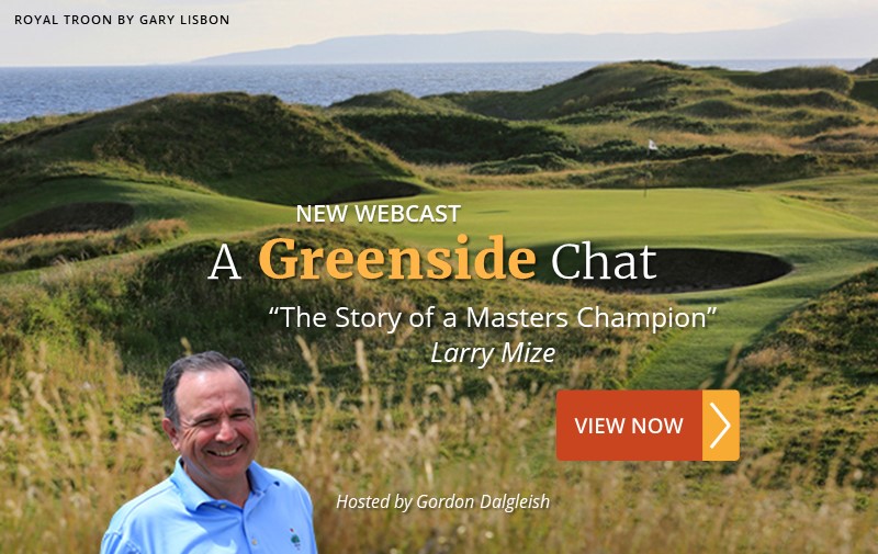 NEW WEBCAST: "The Story of a Masters Champion" ~ Larry Mize