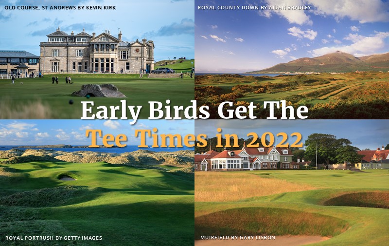 Early Birds Get The Tee Times in 2022 - PerryGolf.com
